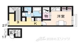 レオパレス悠２間取り図面