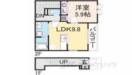サウスビレッジ２間取り図面
