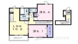 カルム　ヴィラ　出合間取り図面