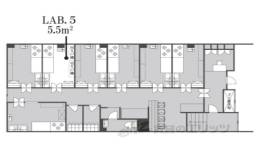 KICHEN HALE御所南　（ヤスダビル１Ｆ）間取り図面