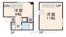 NEW STORK APARTMENTO 禁野本町間取り図面