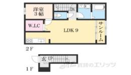 ＲＵＳＨ　１間取り図面