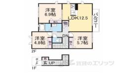 ファミールヨシダ１・２間取り図面