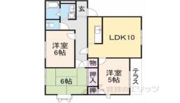 クレール香里ケ丘間取り図面