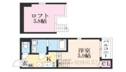 ハーモニーテラス椥辻間取り図面