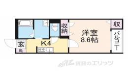アトリエール駅東間取り図面