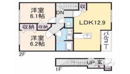 ガルテン　ヒューゲル１間取り図面