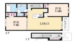 シエロガーデンかつらぎＢ間取り図面