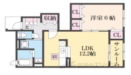 ボヌールA間取り図面