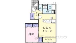 ボヌールA間取り図面