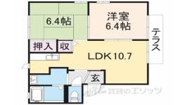 コーポ・ミネゾノ1間取り図面