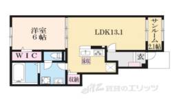 シエロガーデンかつらぎＡ間取り図面