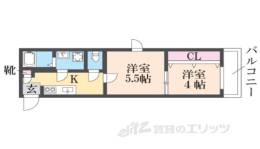 ベレーザ西陣１間取り図面
