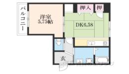 朱雀館間取り図面