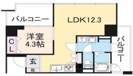 グランレブリー桂川サウススクエア間取り図面