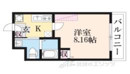 Ｇｌａｄｖｉｓ清水五条間取り図面