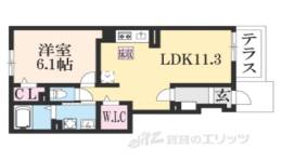 クレインコート間取り図面