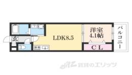 ジーメゾン山科マニフィコ間取り図面