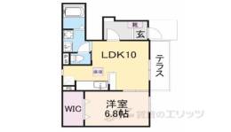 ＤＫ２間取り図面