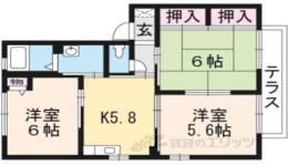 ディアコートE間取り図面