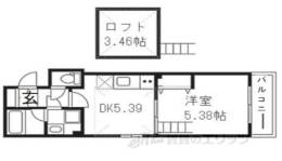  GRAMERCY二条城間取り図面