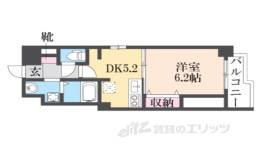 LAPISCOURT草津駅前間取り図面