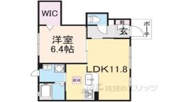 メゾン　デュ　ヴェール城町間取り図面