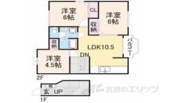 フローリッシュいづみ２間取り図面