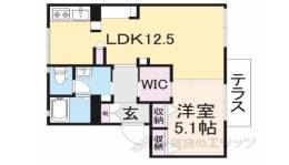 ラ・フォーレ紀寺間取り図面