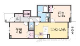 ヴィルメゾンＤ間取り図面