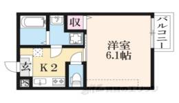 エントランスライフ同志社西間取り図面