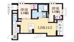 ヴィスターリ桂間取り図面