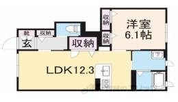 サンフィールド・彦根Ｃ棟間取り図面