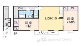 クレールボナール間取り図面