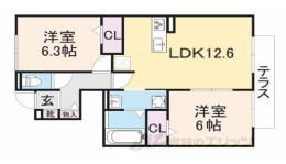 ブエナ　ヴィーダ間取り図面