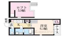 ハーモニーテラスｍｉｌｅｔ２間取り図面