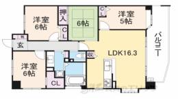 レイセニット奈良グラン・ヴェルジェ間取り図面