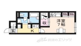 レオパレス萬代橋間取り図面