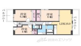 シャルル津田間取り図面