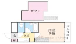 ロイヤルハイツ橿原２間取り図面