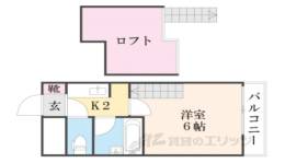 ロイヤルハイツ橿原２間取り図面