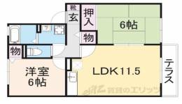 サニーコート四条Ｂ棟間取り図面