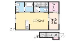 プリムヴェール間取り図面