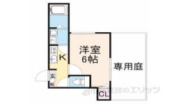 モダンアパートメント枚方三矢町間取り図面