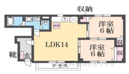 ヴィラ西明分間取り図面