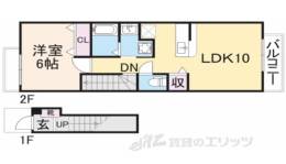 メイプルコート２間取り図面