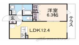 リブリ・ハイツ萩の台間取り図面