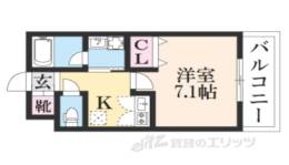 ウェルスクエア京都大宮仏光寺通間取り図面