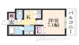 ウェルスクエア京都大宮仏光寺通間取り図面