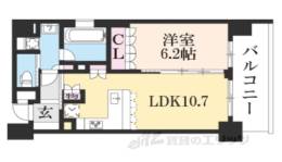 リーガル京都御所西３間取り図面